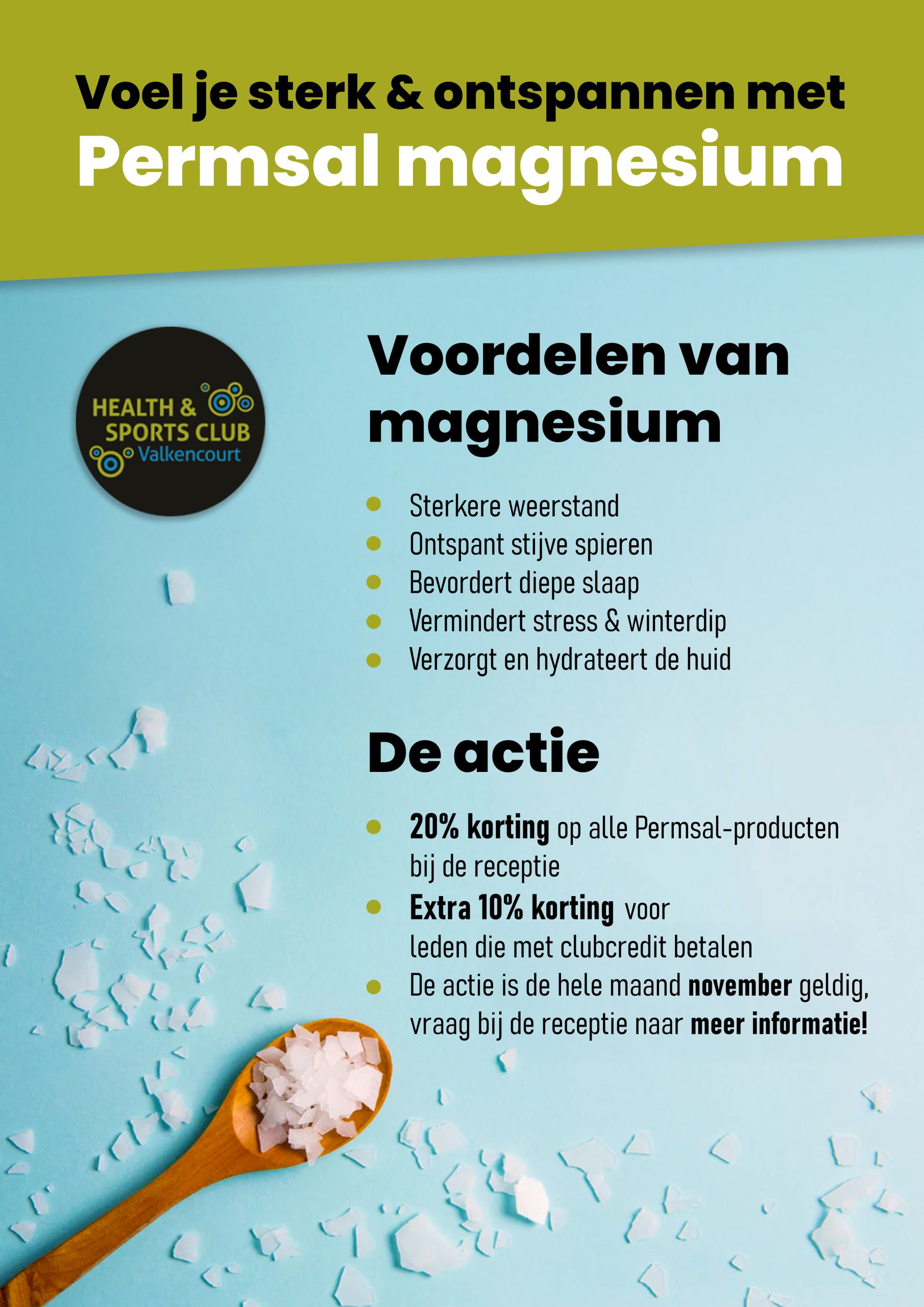 magnesium november korting floating